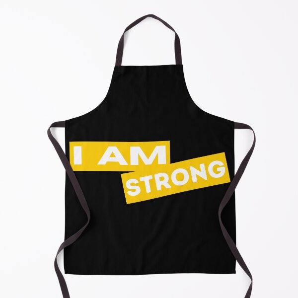 Item preview, I am strong Motivational Inspirational Quotes Saying designed and sold by Uplife-MyStore.