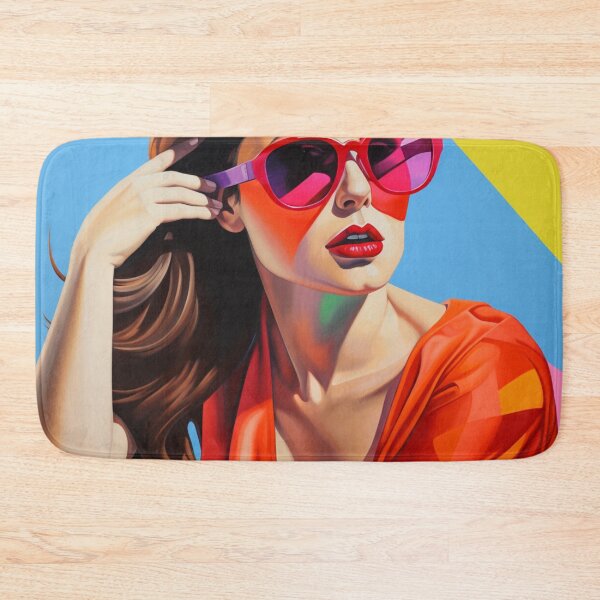 Item preview, Color Burst Muse: Pop Art Ode to a Vibrant Model designed and sold by Moisky Art.