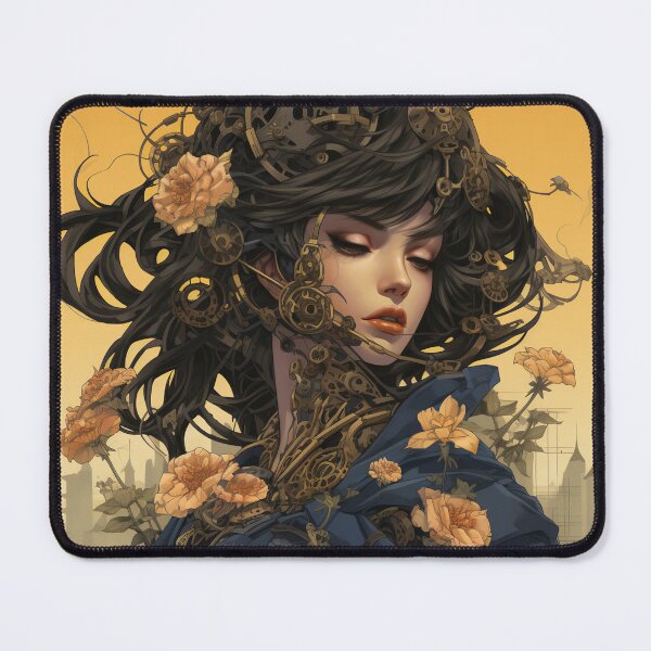 Item preview, Twisted Metal and Nature Android Female Warrior Empowerment designed and sold by BrandonArtWorld.