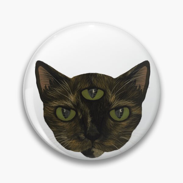 Item preview, All Seeing Tortie Cat designed and sold by tjmakesstuff.