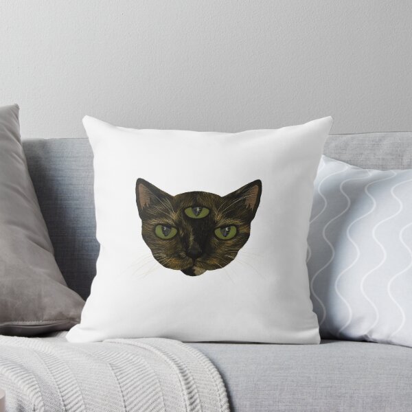 Item preview, All Seeing Tortie Cat designed and sold by tjmakesstuff.