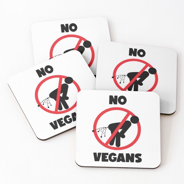 Item preview, NO VEGANS ALLOWED designed and sold by ThunderboxArt.