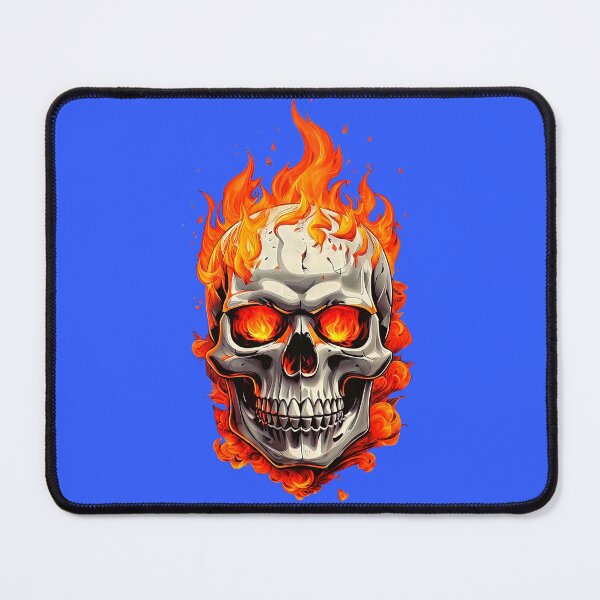 Item preview, Skull in Flames Fire Inferno 3 designed and sold by DigitalandPhoto.