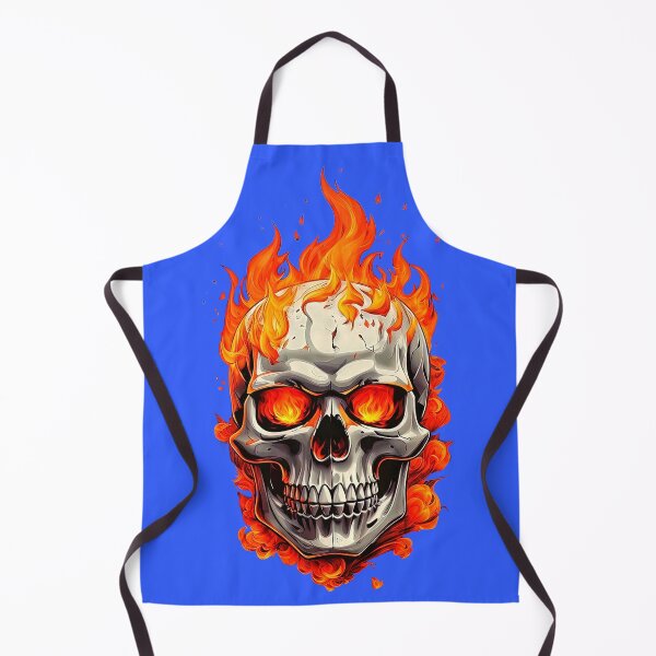Item preview, Skull in Flames Fire Inferno 3 designed and sold by DigitalandPhoto.