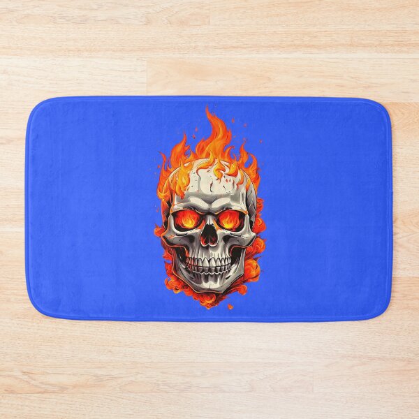 Item preview, Skull in Flames Fire Inferno 3 designed and sold by DigitalandPhoto.