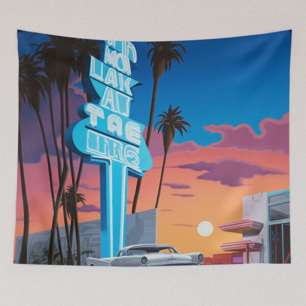 Item preview, Neon Navigator: Pop Art Depiction of a Vivid Commercial Signpost designed and sold by Moisky Art.