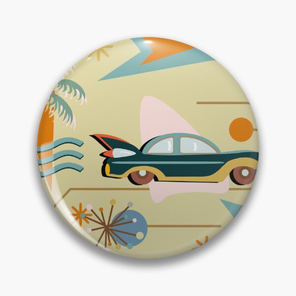 Item preview, Retro 60s Trip in the Car to the Beach designed and sold by Sharon Schwalbe.