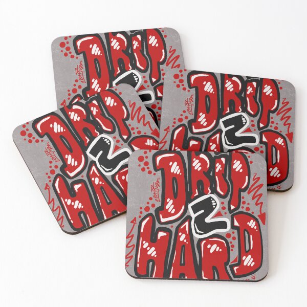 Item preview, Drip 2 Hard, Red and Black designed and sold by TheArtOfDannyC.