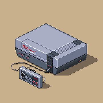 Artwork thumbnail, Retro Console pixel art by Retroperks