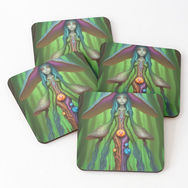 Item preview, Mushroom Goddess - QSYWIBE designed and sold by QSYWIBE.