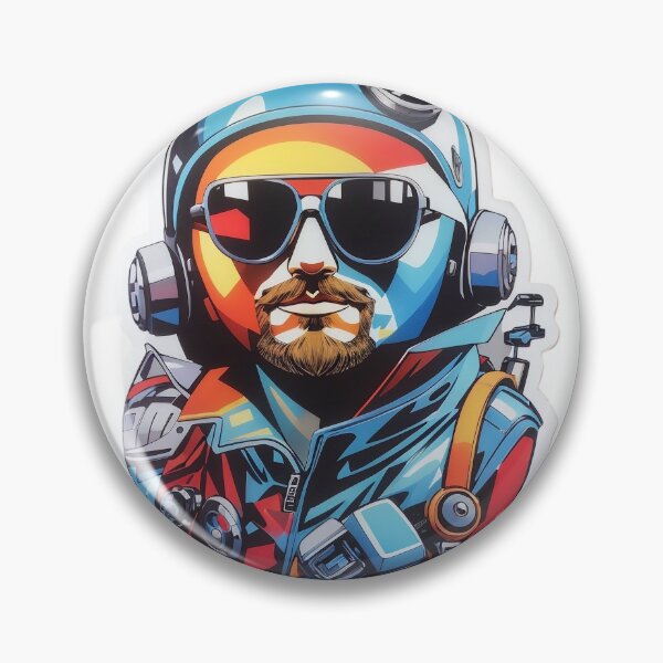 Item preview, cool man designed and sold by StickerSpree.