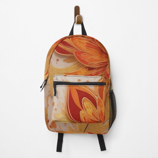 Item preview, Orange sunset floral abstract  designed and sold by Roxburylane.