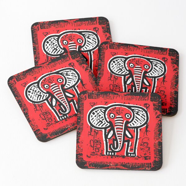 Item preview, Elephant Red designed and sold by TLCPhotoArt.