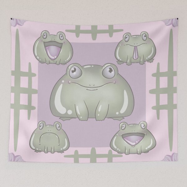 Item preview, Mood Frog designed and sold by ShenGeomiArt.