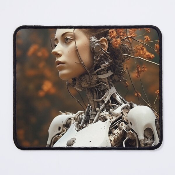 Item preview, Twisted Metal and Nature Android Female Warrior Empowerment designed and sold by BrandonArtWorld.