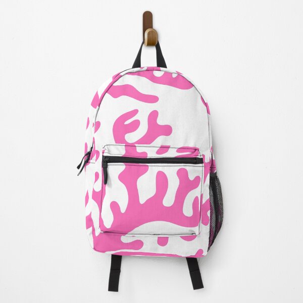 Item preview, LIVING CORAL - HOT PINK AND WHITE designed and sold by magicdreams.