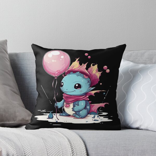 Item preview, Cute Axolotl Kawaii with ballons designed and sold by ArtFromBeyond.