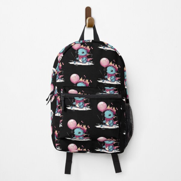 Item preview, Cute Axolotl Kawaii with ballons designed and sold by ArtFromBeyond.