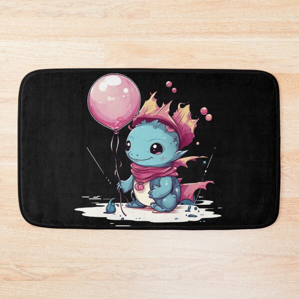 Item preview, Cute Axolotl Kawaii with ballons designed and sold by ArtFromBeyond.