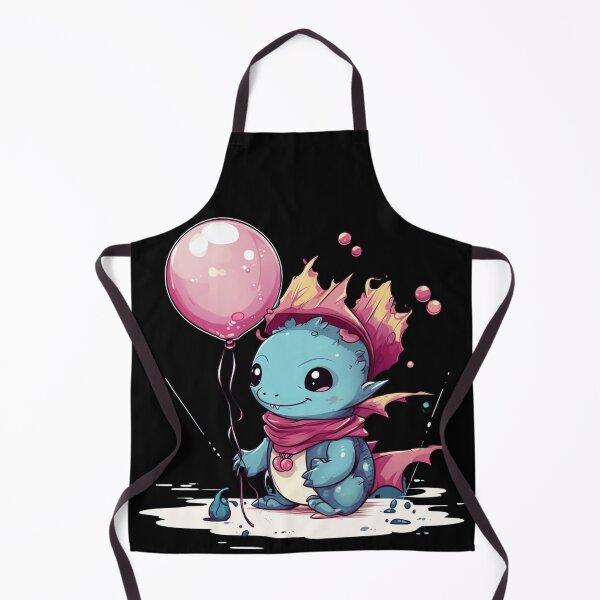 Item preview, Cute Axolotl Kawaii with ballons designed and sold by ArtFromBeyond.