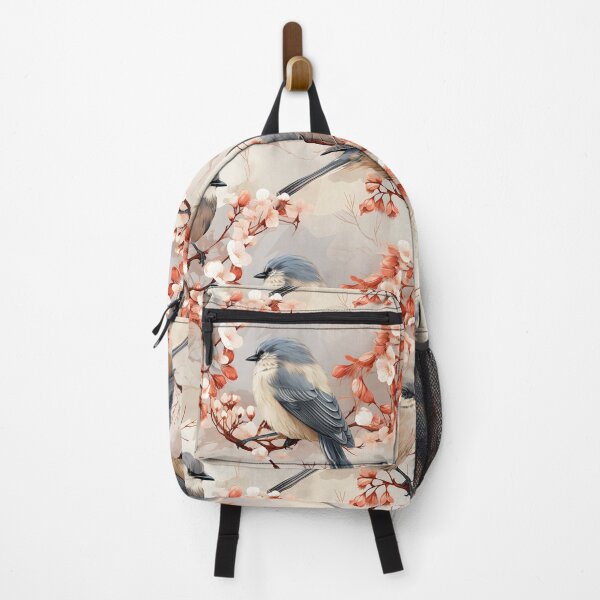 Item preview, Aves de América del Norte - Bushtit designed and sold by DigitalPatternx.