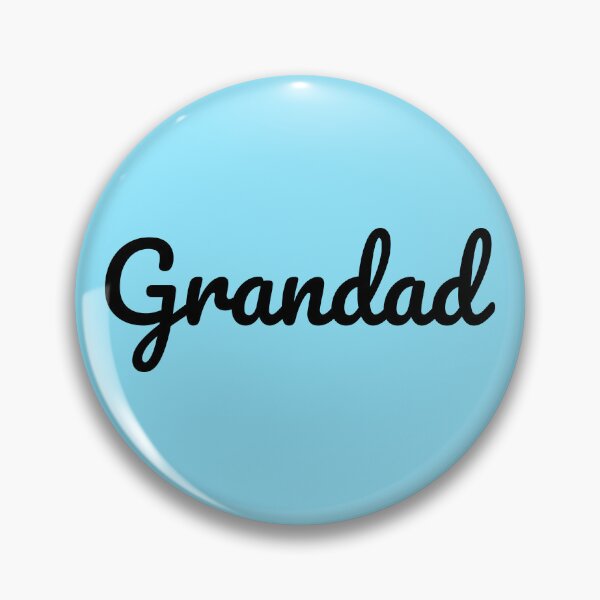 Item preview, 'Grandad' in cool monochrome script font designed and sold by All-Names.