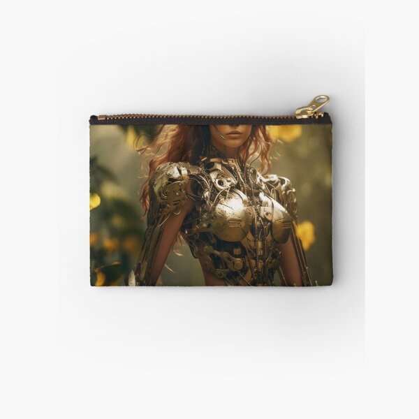 Item preview, Twisted Metal and Nature Android Female Warrior Empowerment designed and sold by BrandonArtWorld.