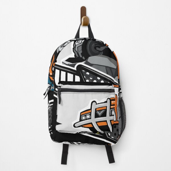 Item preview, Quad Dreamin' - Orange, Blue, and Gray Quad Motif designed and sold by ArtStile.