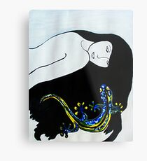 Self Gecko Metal Print