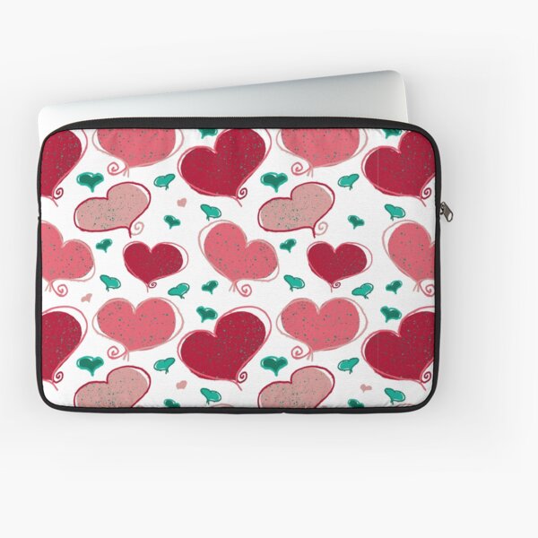 Pop Hearts - Red Laptop Sleeve