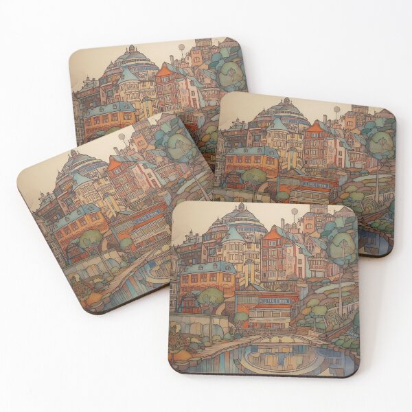 Item preview, Agder city drawing designed and sold by ComicsFactory.