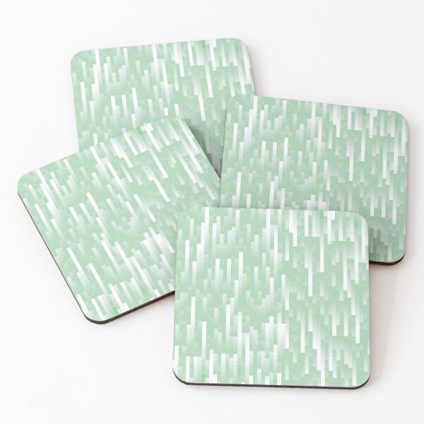 Item preview, Moss Iceland Peridot // Vintage Pastel Meteor Shower Geometric 1980s 8bit Pixel Art Cluster Pattern designed and sold by mixedpixels.
