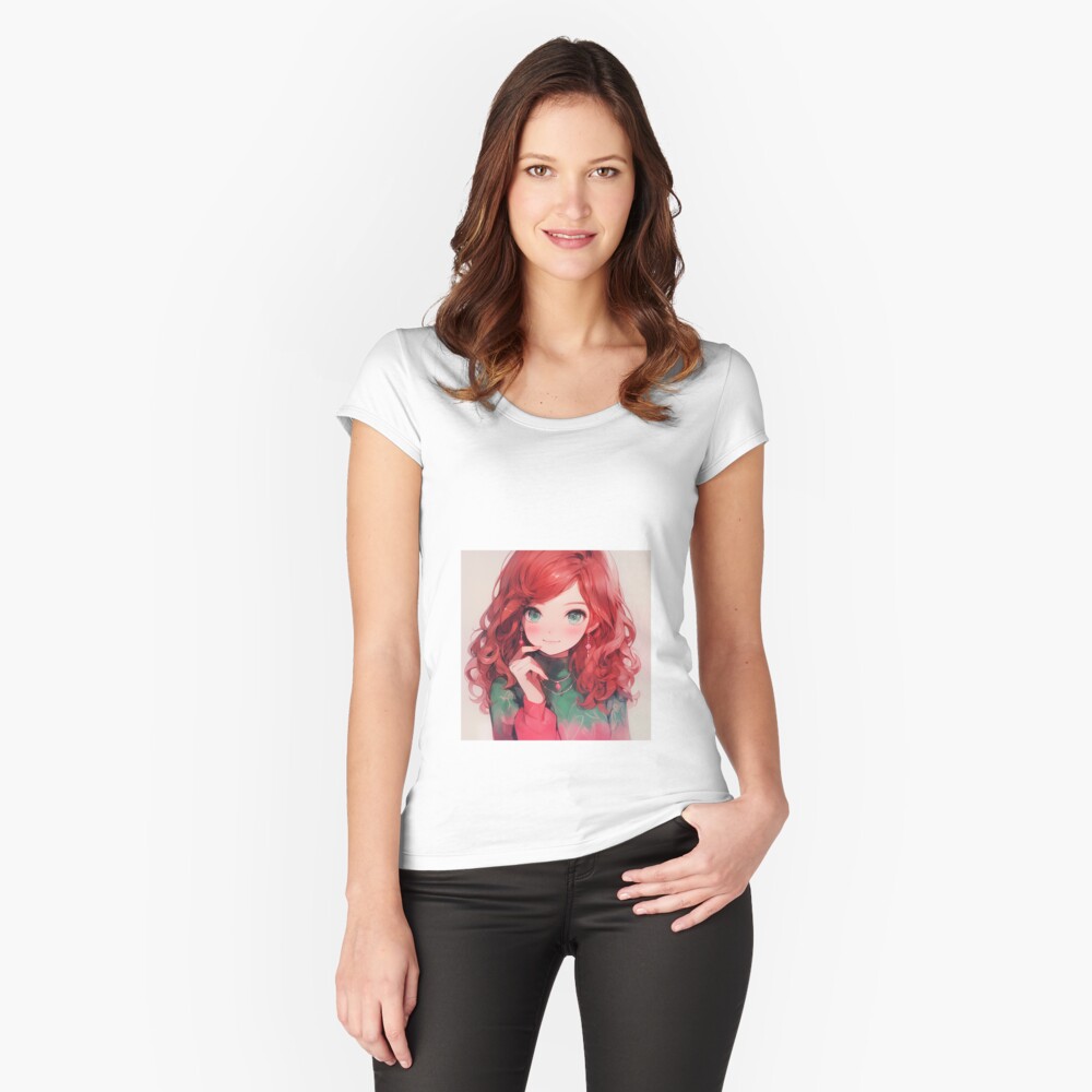Item preview, Fitted Scoop T-Shirt designed and sold by FreschiArt.