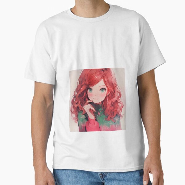 Beautiful girl with green eyes Classic T-Shirt