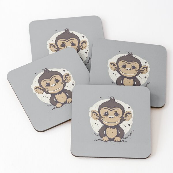 Item preview, monkey designed and sold by plaflamme.