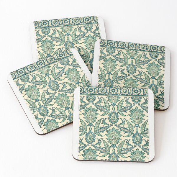 Item preview, Arabic Decorative Flower Pattern from Emile Prisse d'Avennes art book designed and sold by Vintage-TM.