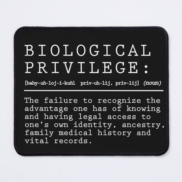 Item preview, Biological Privilege Defined WHITE designed and sold by AAOM.
