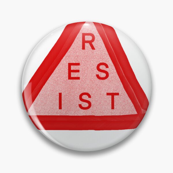 Item preview, RESIST red triangle variant 2 designed and sold by MattKMall.