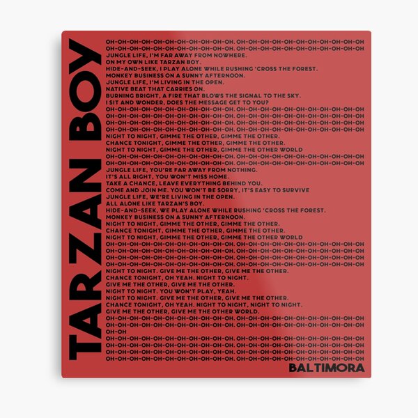 Baltimora - Tarzan Boy (Tradução) 