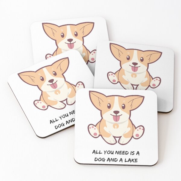 Item preview, All You Need Is A Dog And A Lake  Dog Art Design designed and sold by JanitaHinkle.
