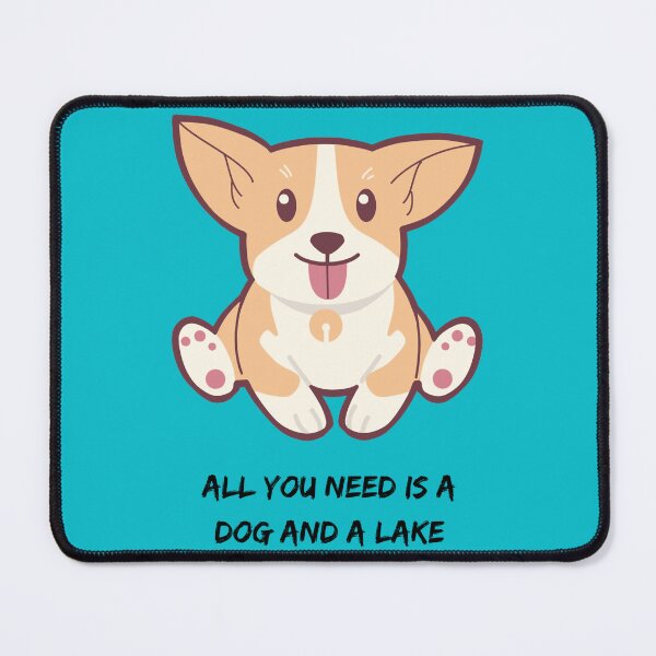 Item preview, All You Need Is A Dog And A Lake Dog Art Design designed and sold by JanitaHinkle.