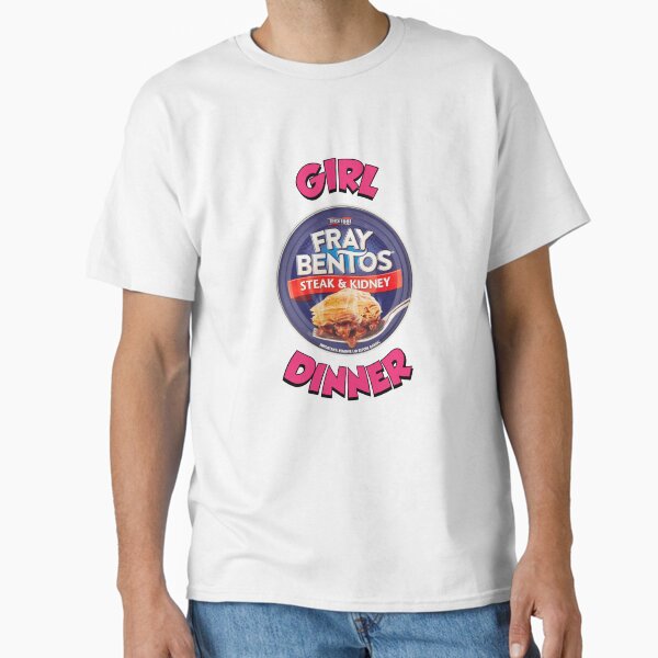 Vista previa del artículo con la obra «Cena Bistec Fray Bentos y Niña Riñón», diseñado y vendido por greggfriedrice.