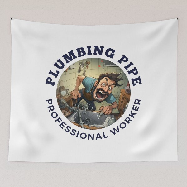 Item preview, Funny plumber designed and sold by Mateusz Majcherek.