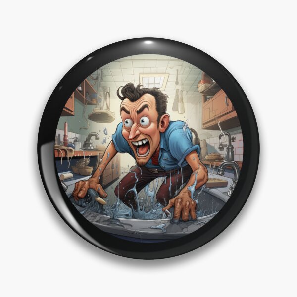 Item preview, Funny plumber designed and sold by Mateusz Majcherek.