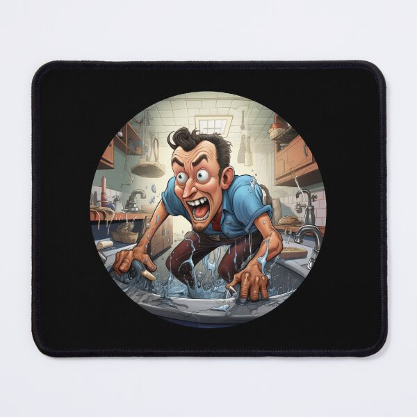 Item preview, Funny plumber designed and sold by Mateusz Majcherek.