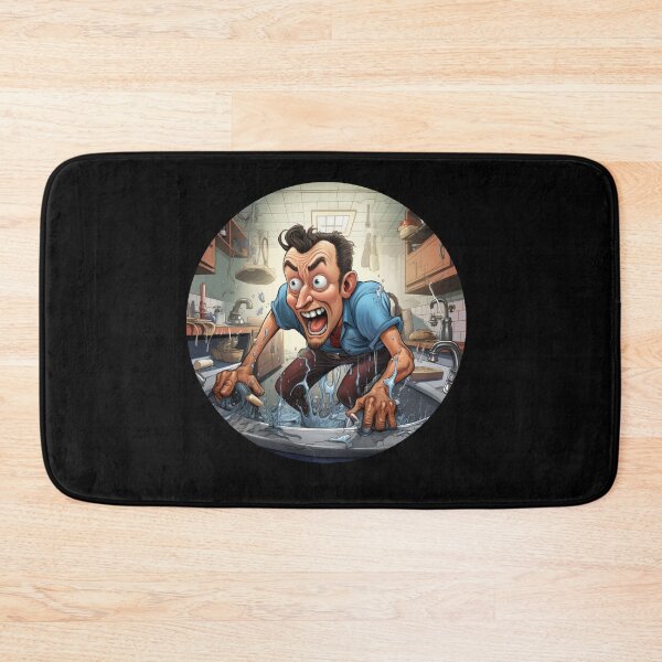 Item preview, Funny plumber designed and sold by Mateusz Majcherek.