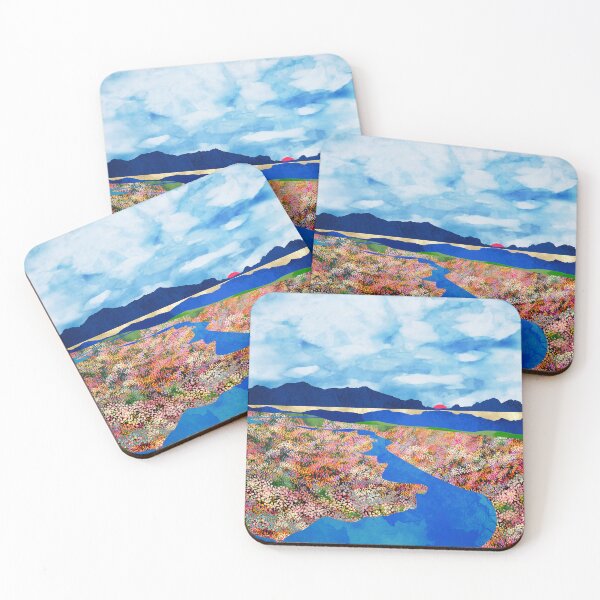 Item preview, Flower Field Stream designed and sold by spacefrogdesign.