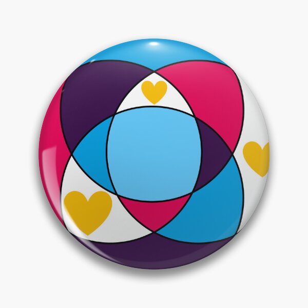 Item preview, Trippy new polyamorous flag designed and sold by bookwoof.