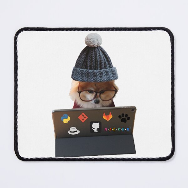 Item preview, Hacker dog designed and sold by JanitaHinkle.