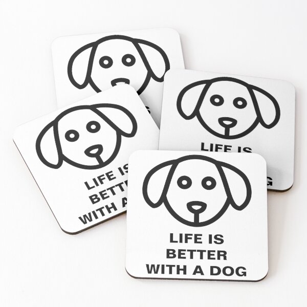 Item preview, Life is better with a dog designed and sold by JanitaHinkle.